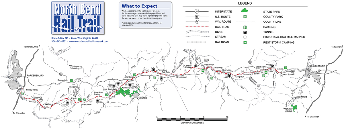 North Bend Rail Trail Complete Map 